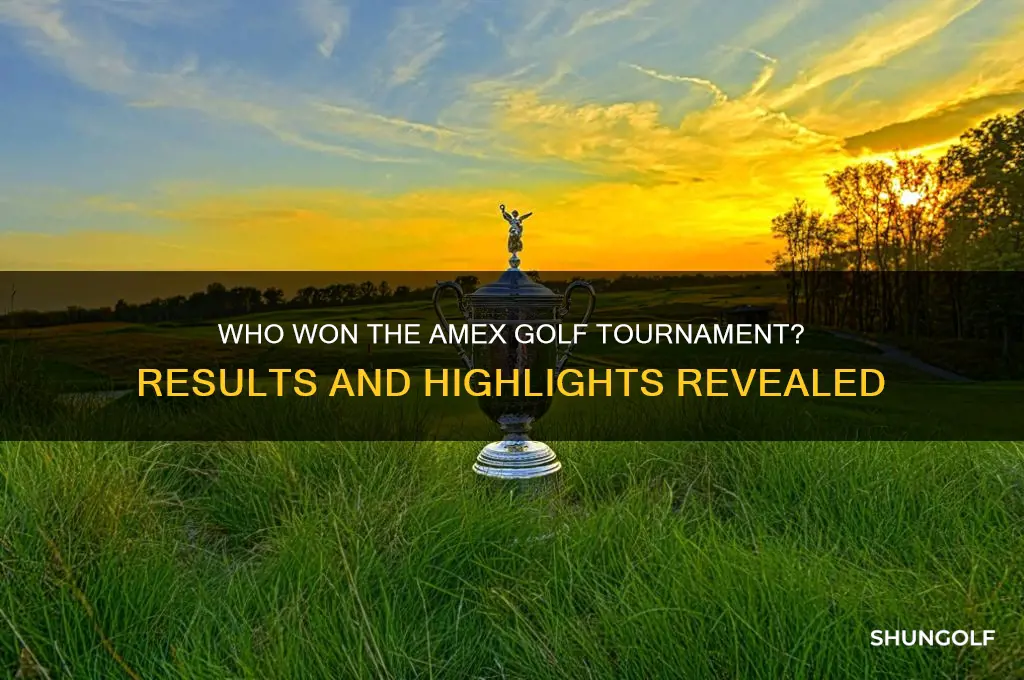 who won amex golf