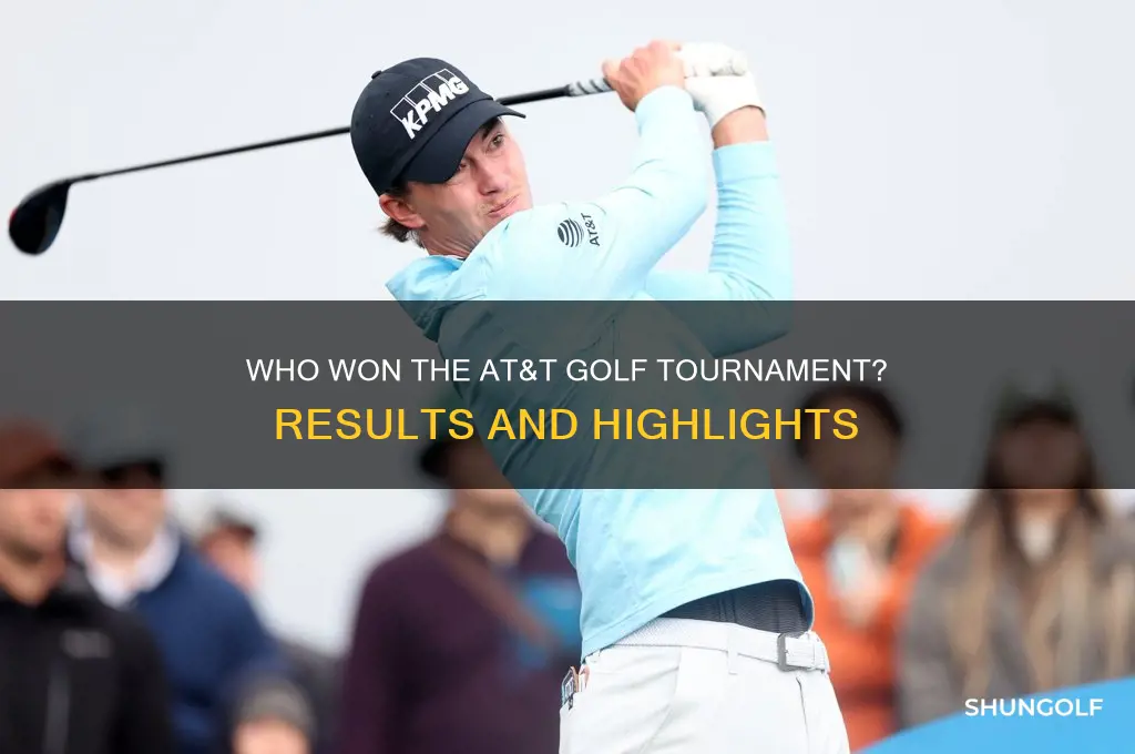 who won at&t golf