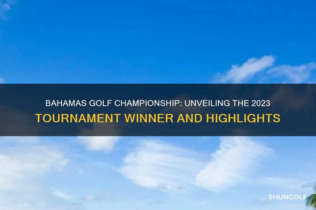 who won bahamas golf