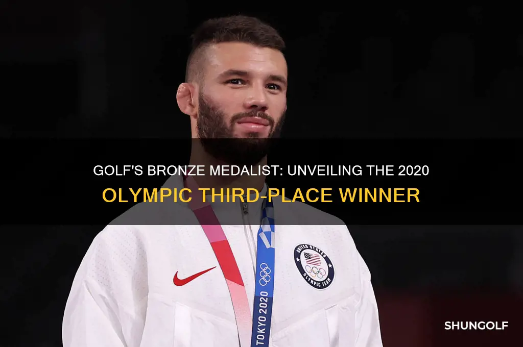 who won bronze in golf