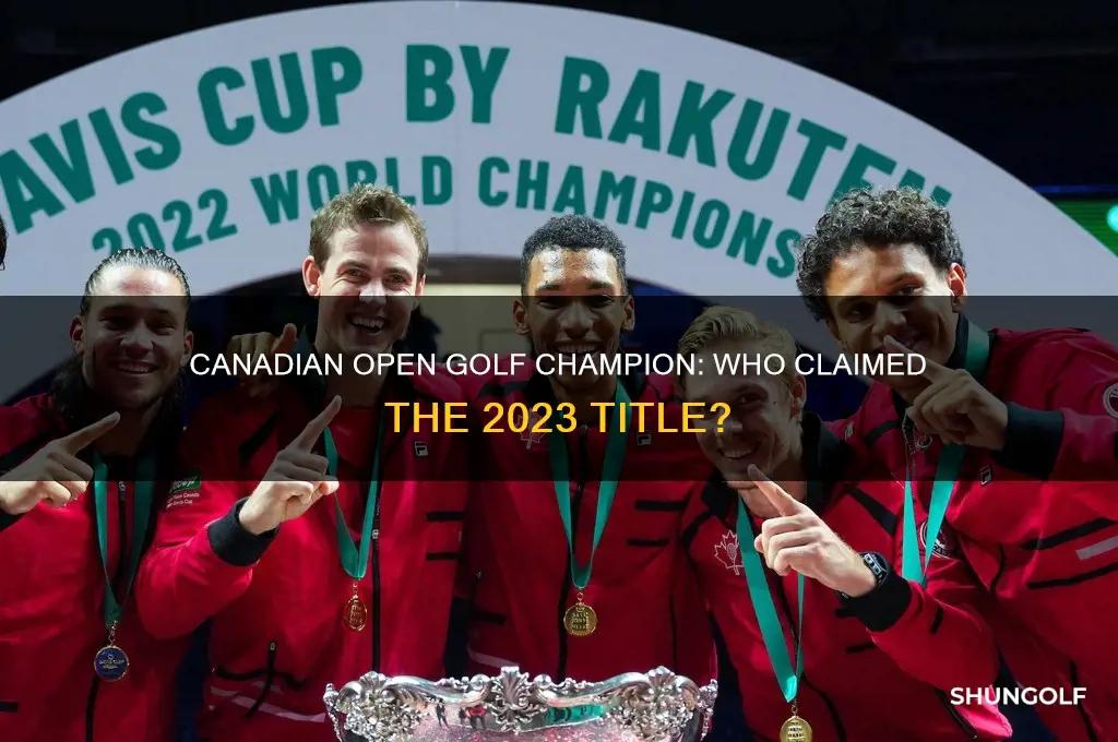 who won canadian golf open
