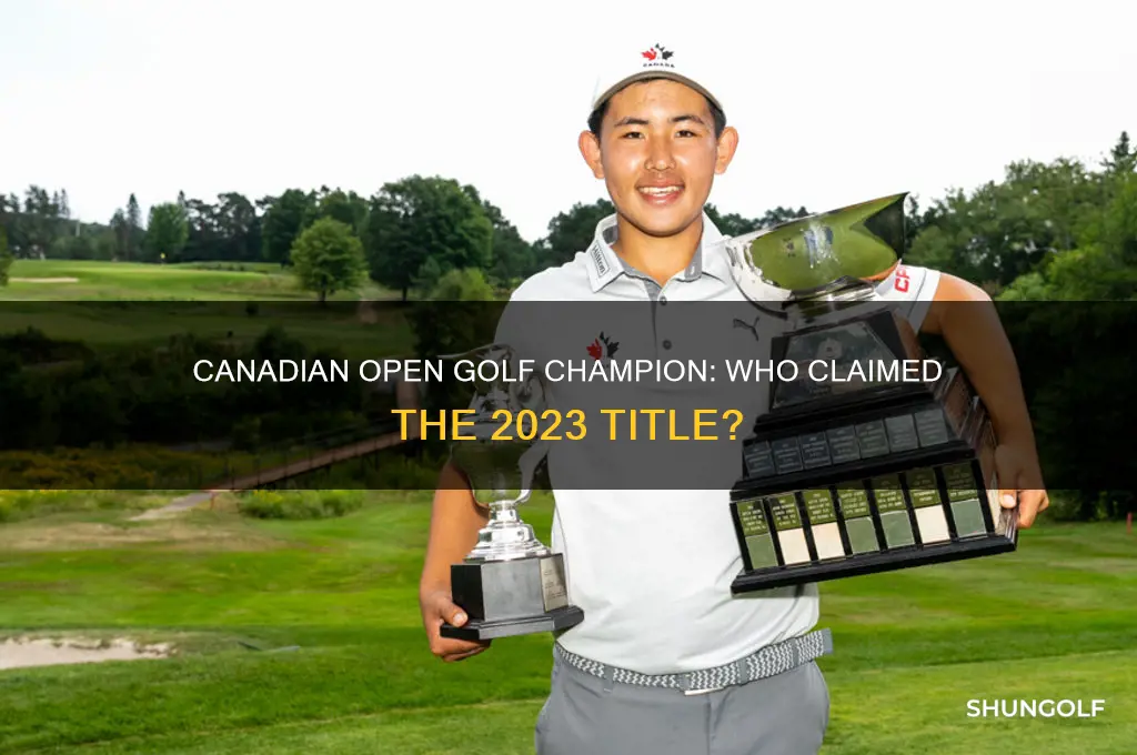 who won canadian open golf