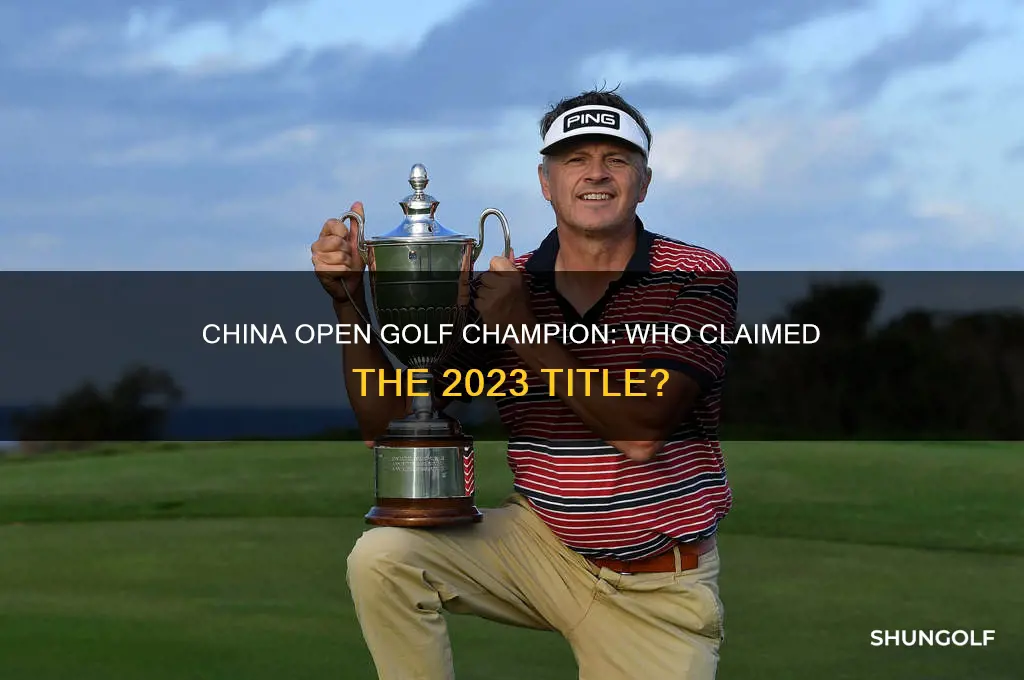 who won china open golf