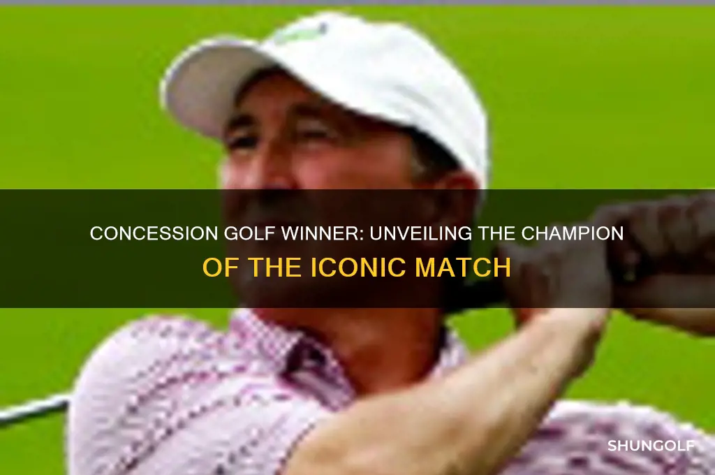 who won concession golf