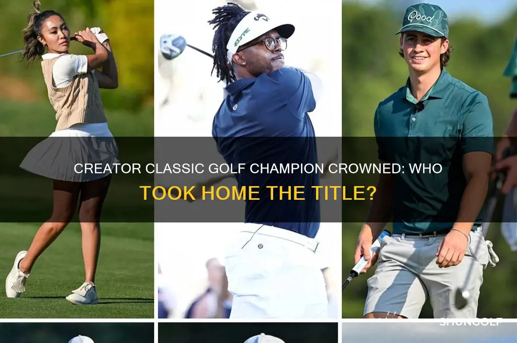 who won creator classic golf
