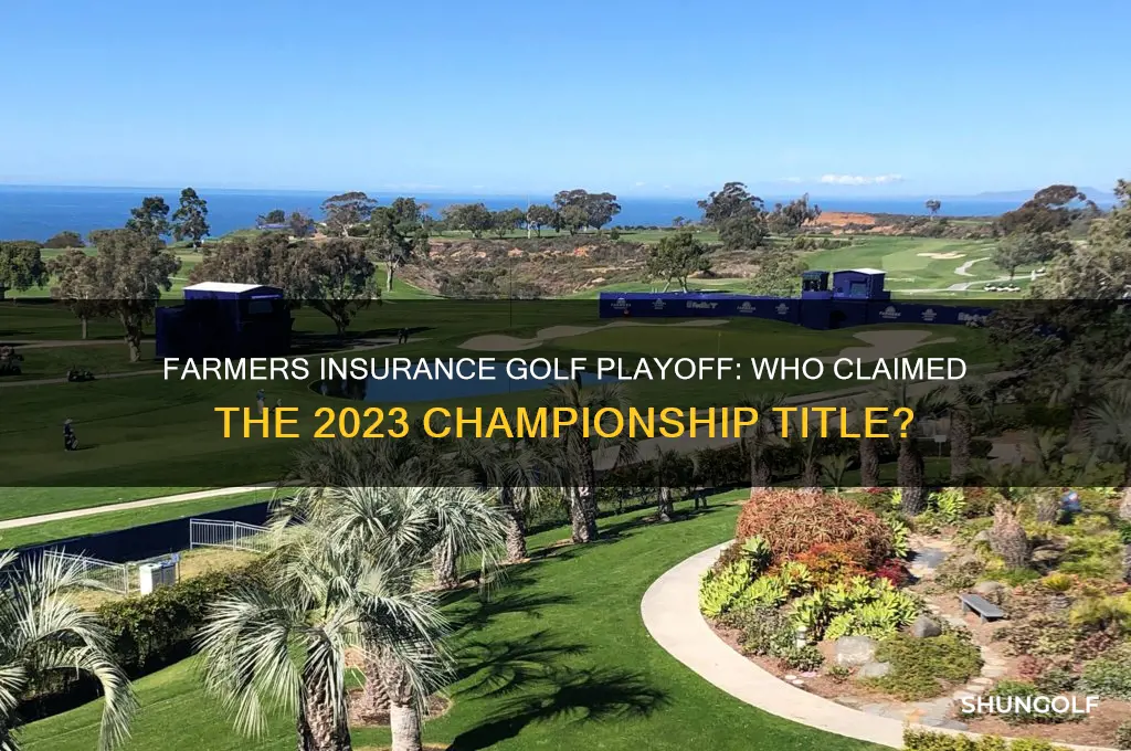 who won farmers insurance golf playoff
