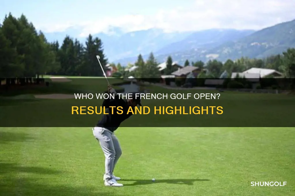 who won french golf