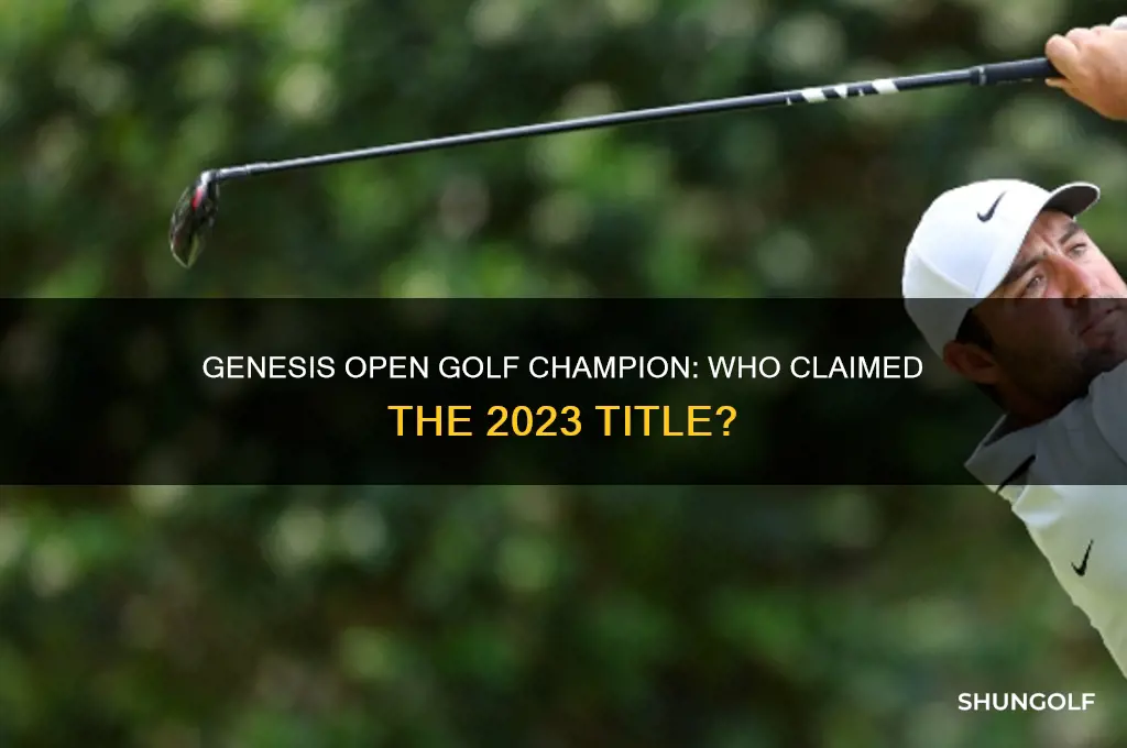 who won genesis open golf