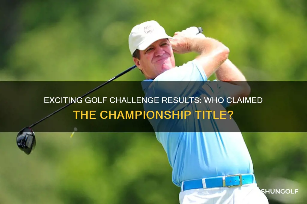 who won golf challenge