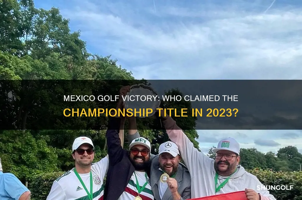 who won golf in mexico
