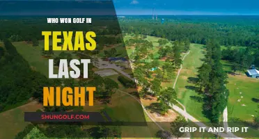 Texas Golf Showdown: Last Night's Champion Crowned in Dramatic Finish
