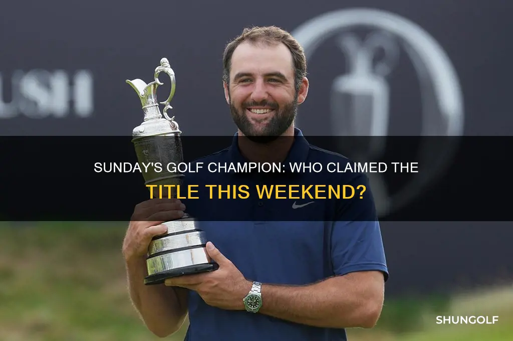 who won golf sunday