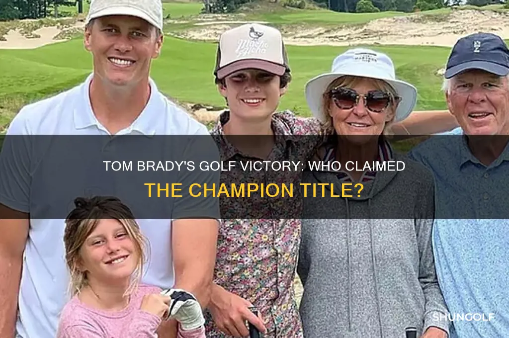 who won golf tom brady