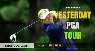 PGA Tour Recap: Yesterday's Golf Champion Crowned in Exciting Finish