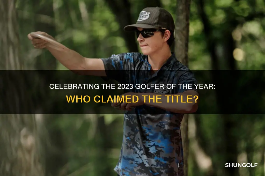who won golfer of the year