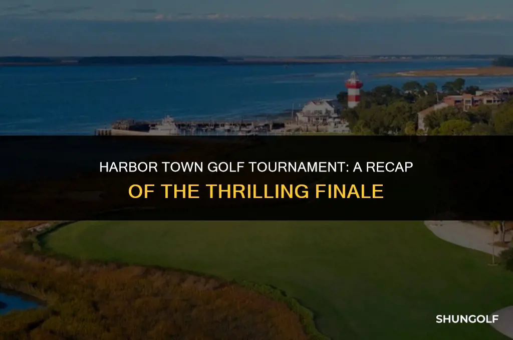 who won harbor town golf tournament