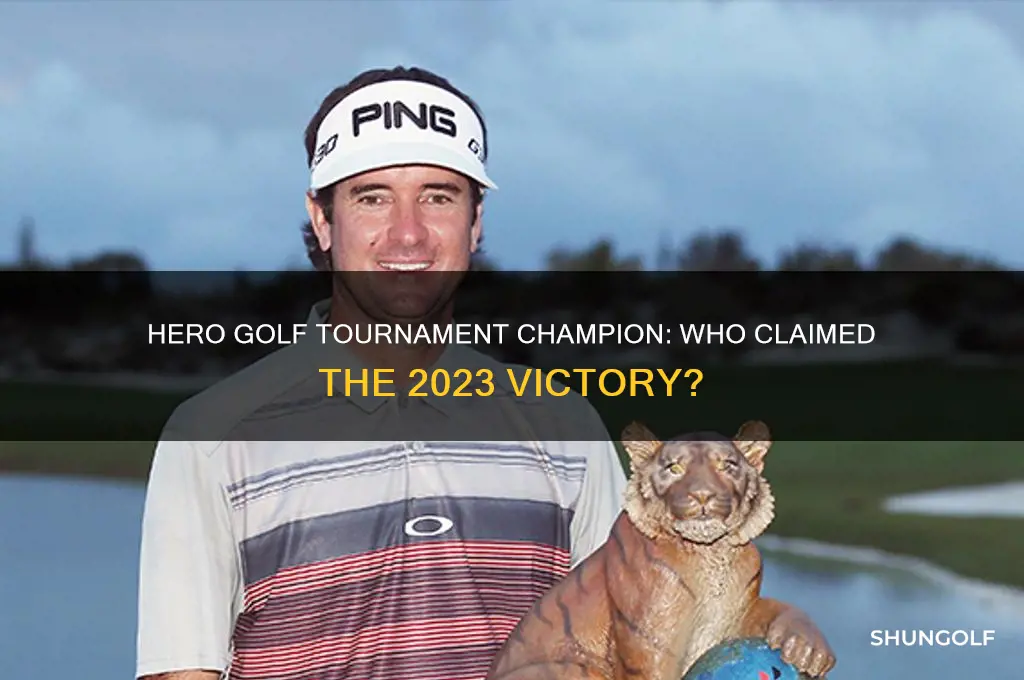 who won hero golf