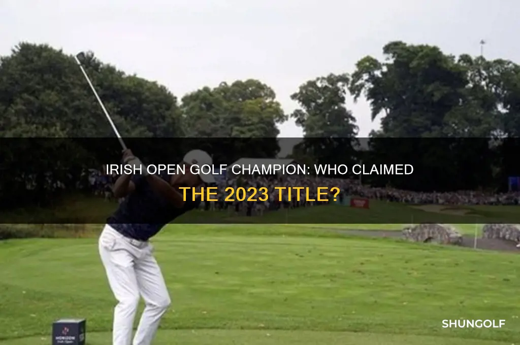 who won irish open golf