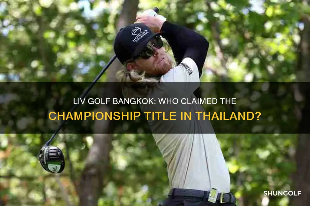 who won liv golf bangkok