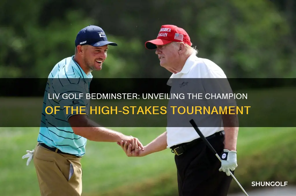 who won liv golf bedminster
