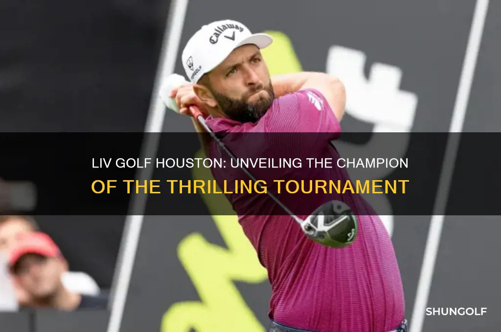 who won liv golf houston