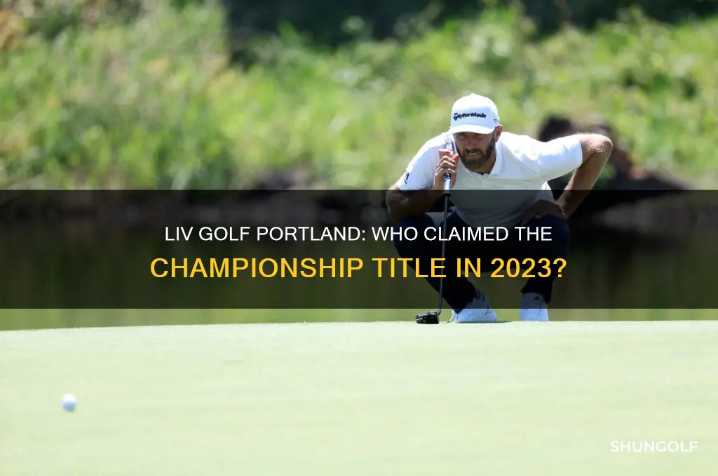 who won liv golf in portland
