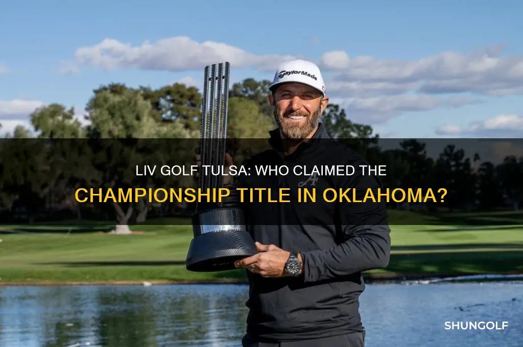 who won liv golf in tulsa
