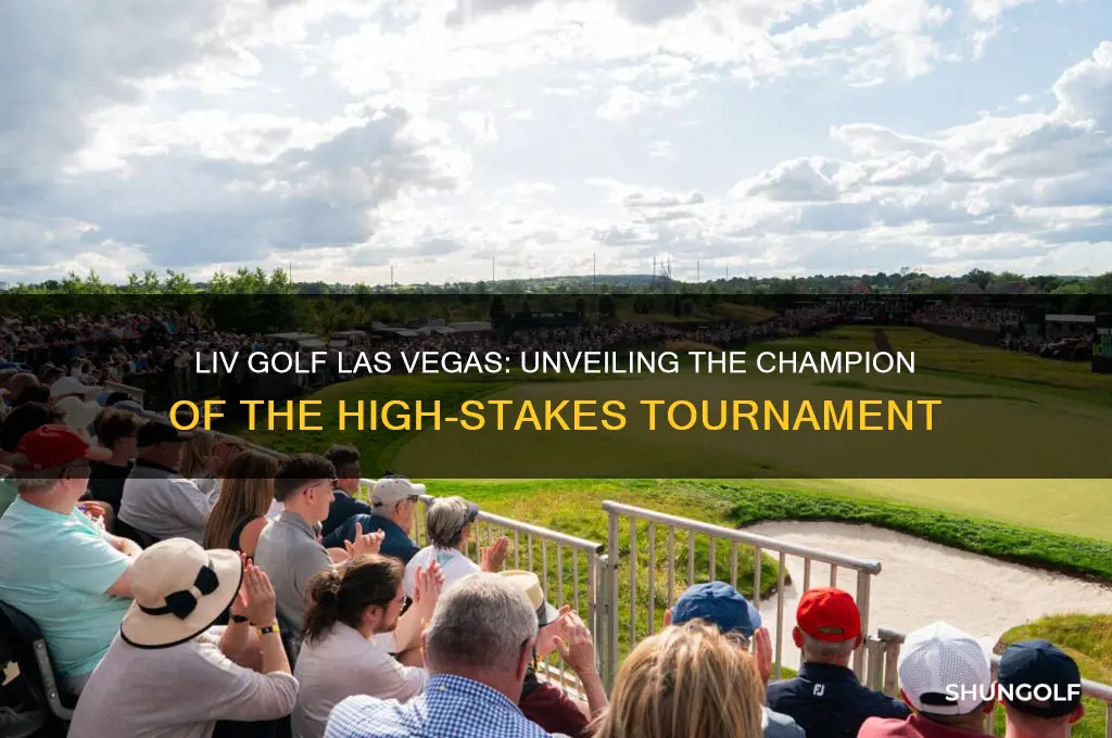 who won liv golf las vegas