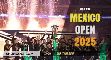 Mexico Open 2025 Champion: Celebrating the Golf Tournament Winner