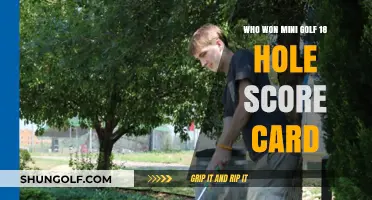 Mini Golf Victory: Unveiling the 18-Hole Scorecard Champion