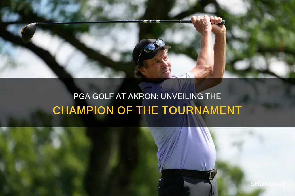 who won pga golf at akron