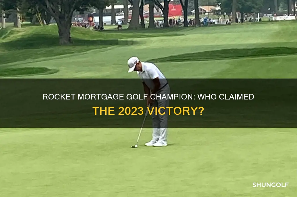 who won rocket morgage golf
