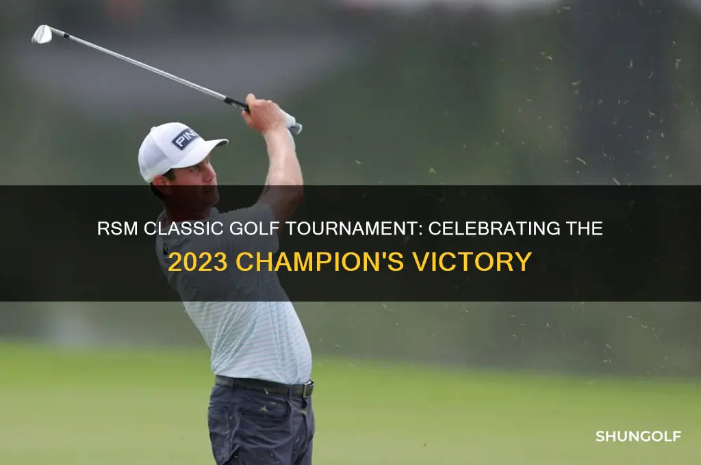 who won rsm golf classic
