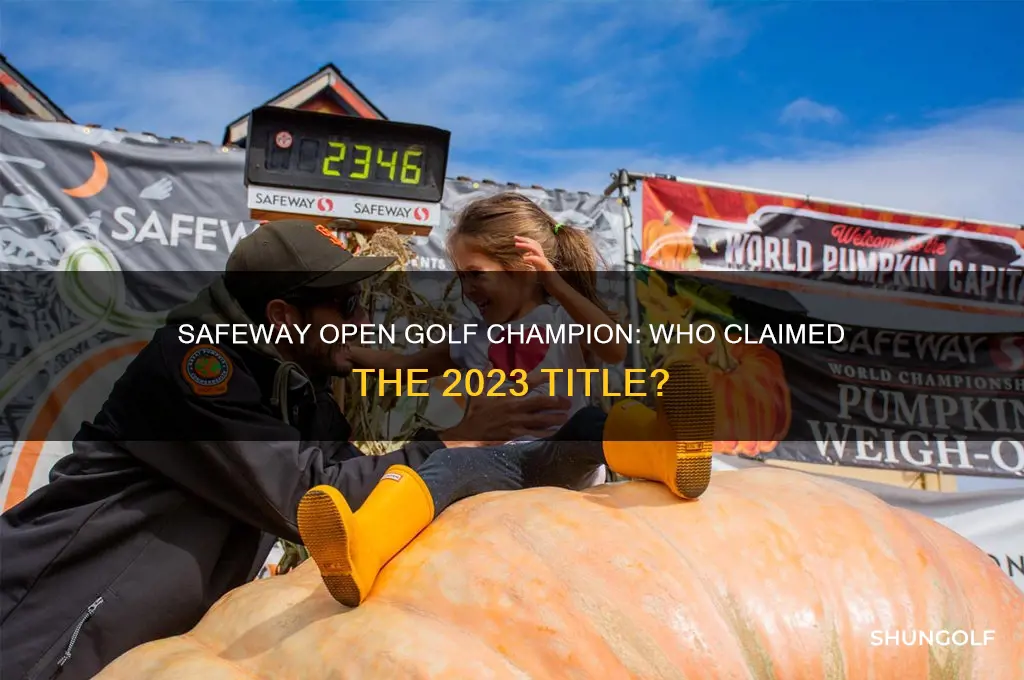 who won safeway open golf