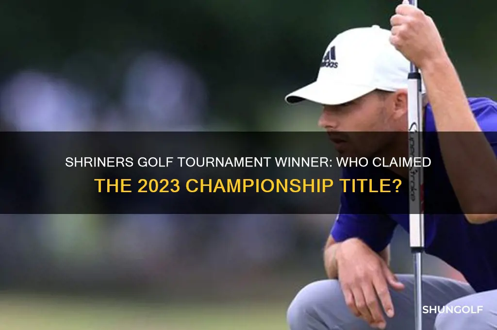 who won schrineers golf tourn