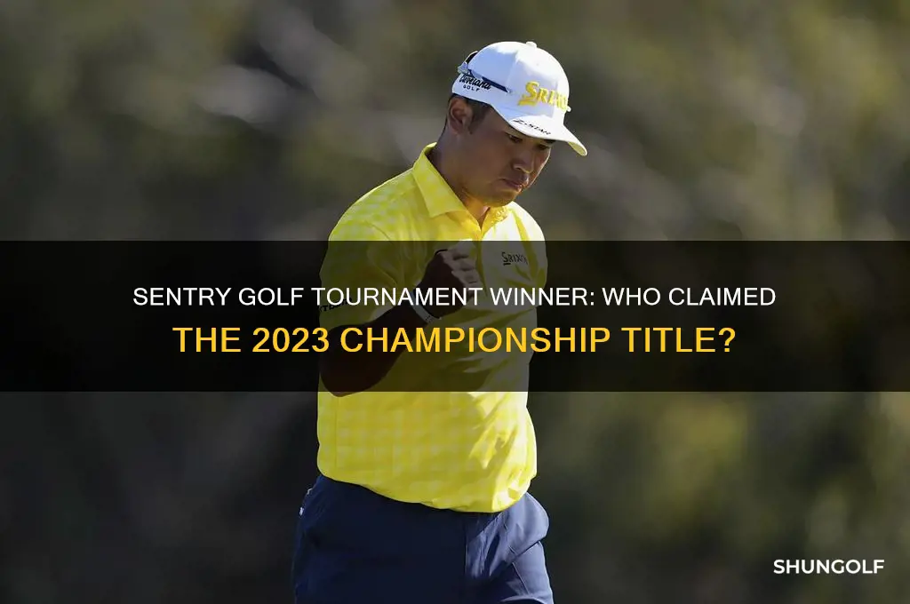 who won sentry golf