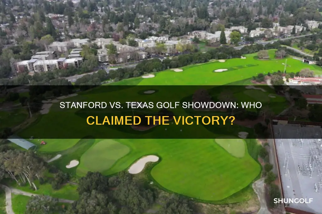 who won standford or texas in golf