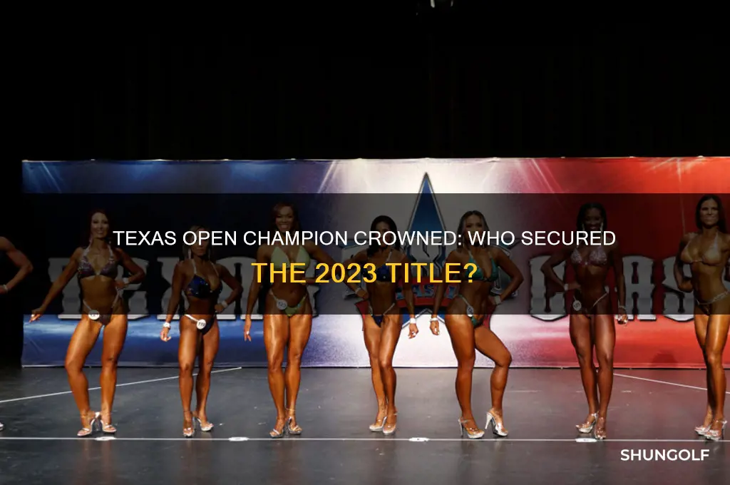 who won texas open