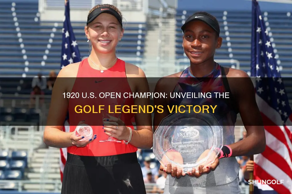 who won the 1920 united states golf open
