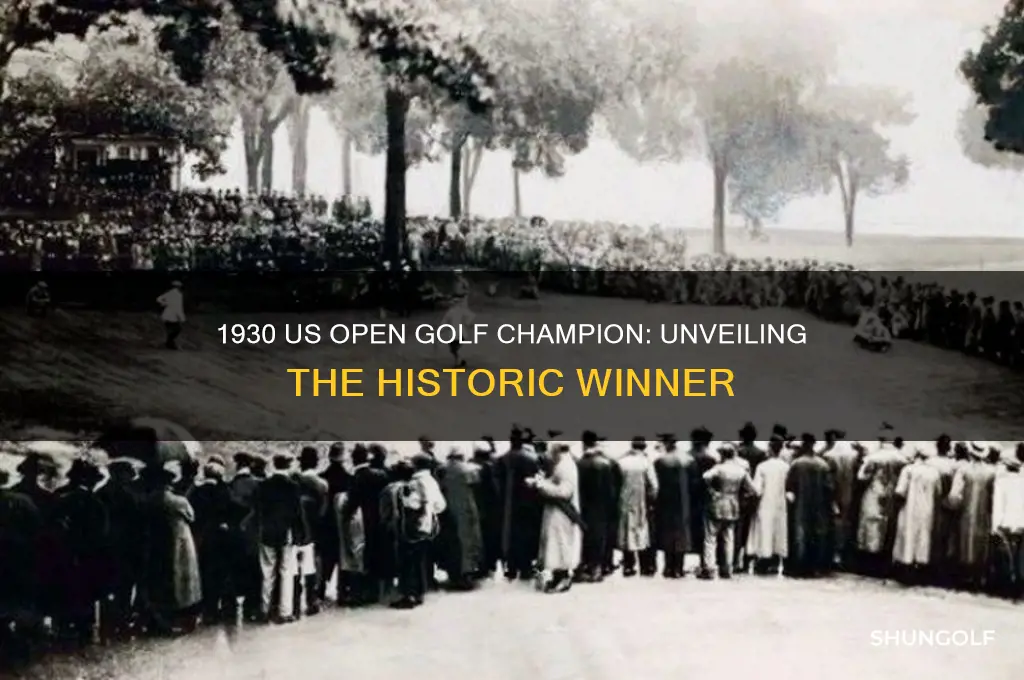 who won the 1930 us open for golf
