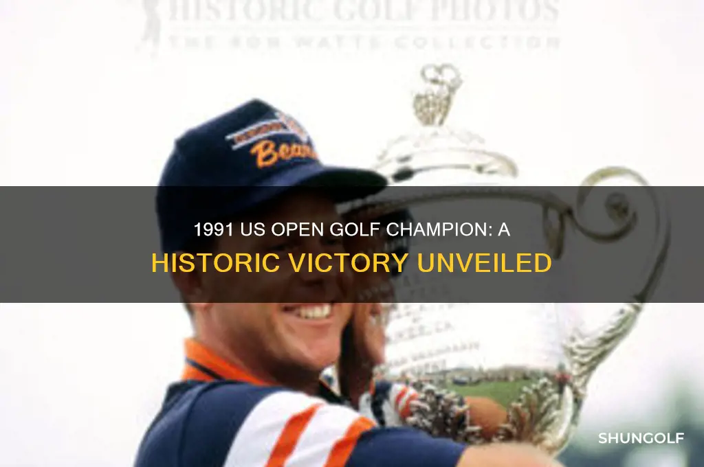 who won the 1991 us open golf