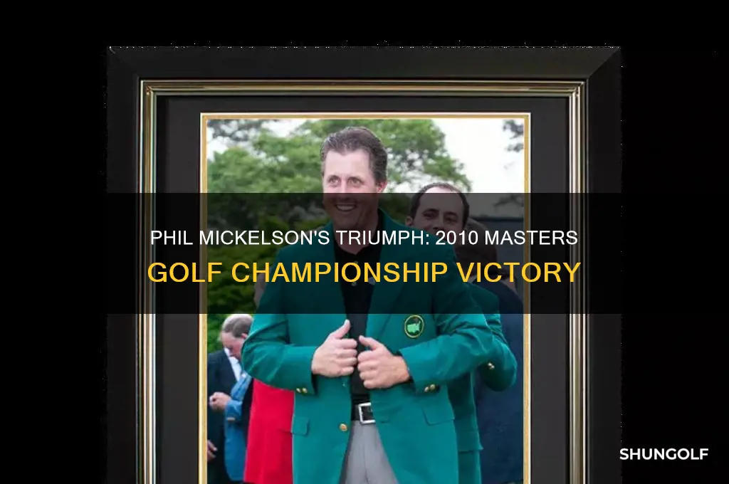 who won the 2010 masters golf