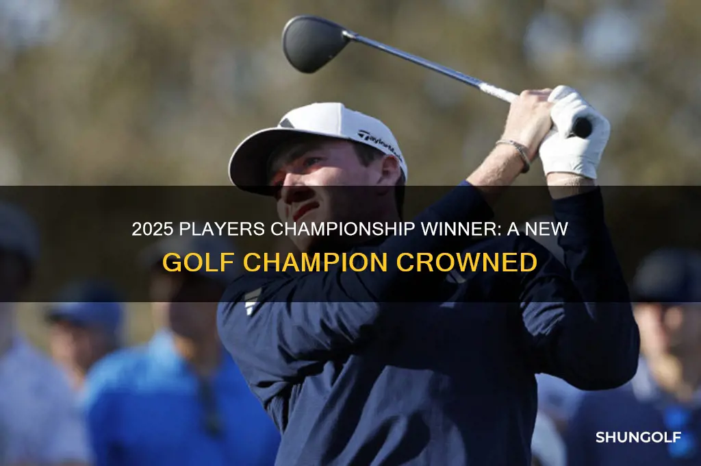 who won the 2025 players championship golf