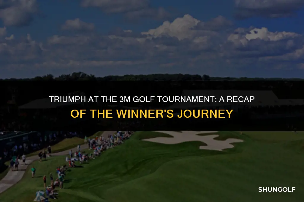 who won the 3m golf tournament