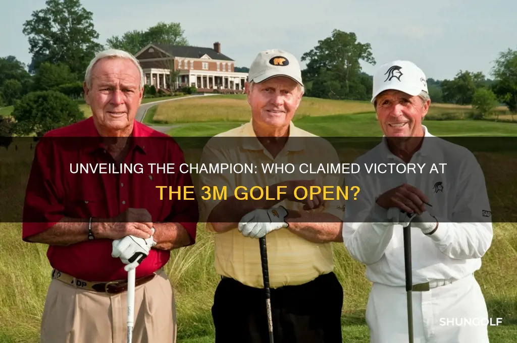 who won the 3m golf