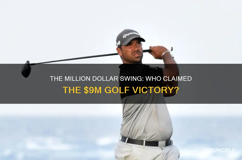 who won the 9 million dollar golf match