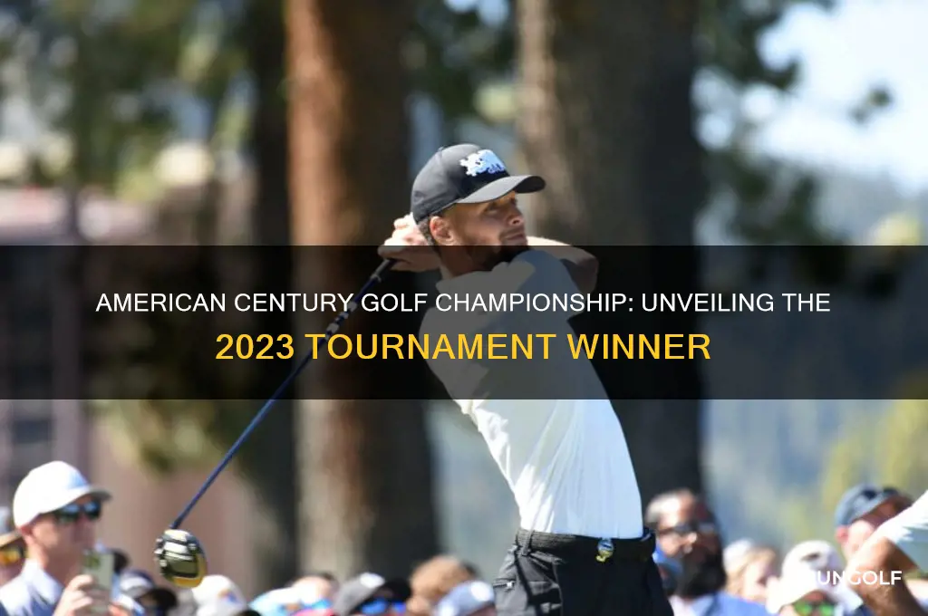 who won the american century golf championship