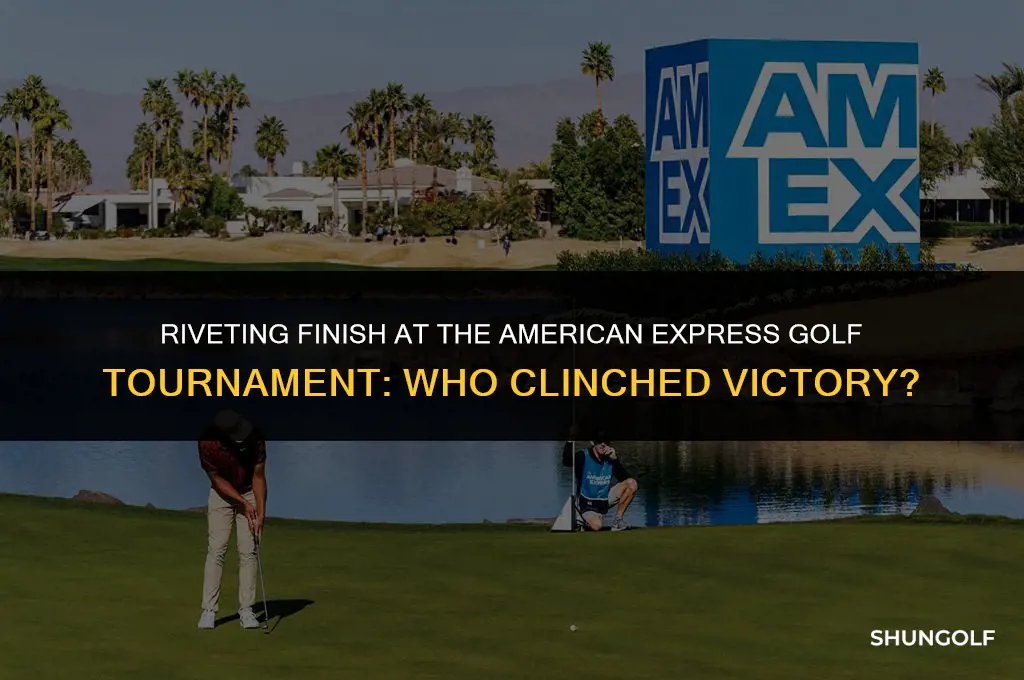 who won the american express golf tournament