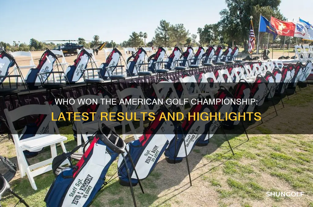 who won the american golf