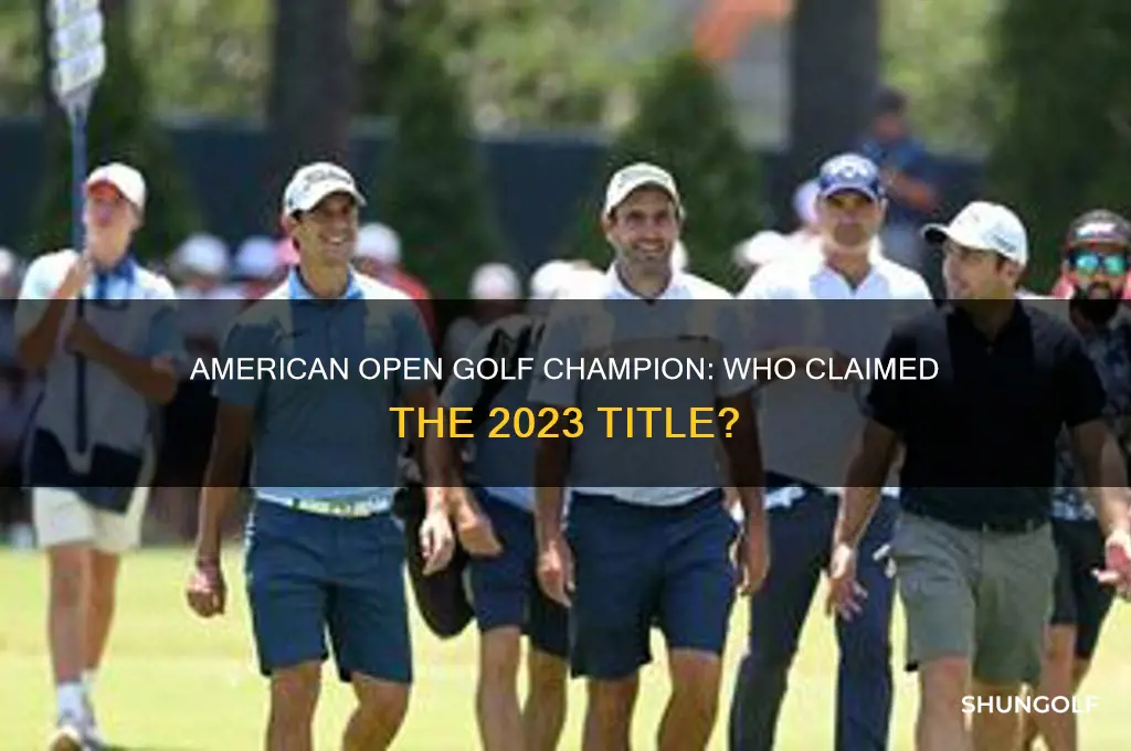 who won the american open golf